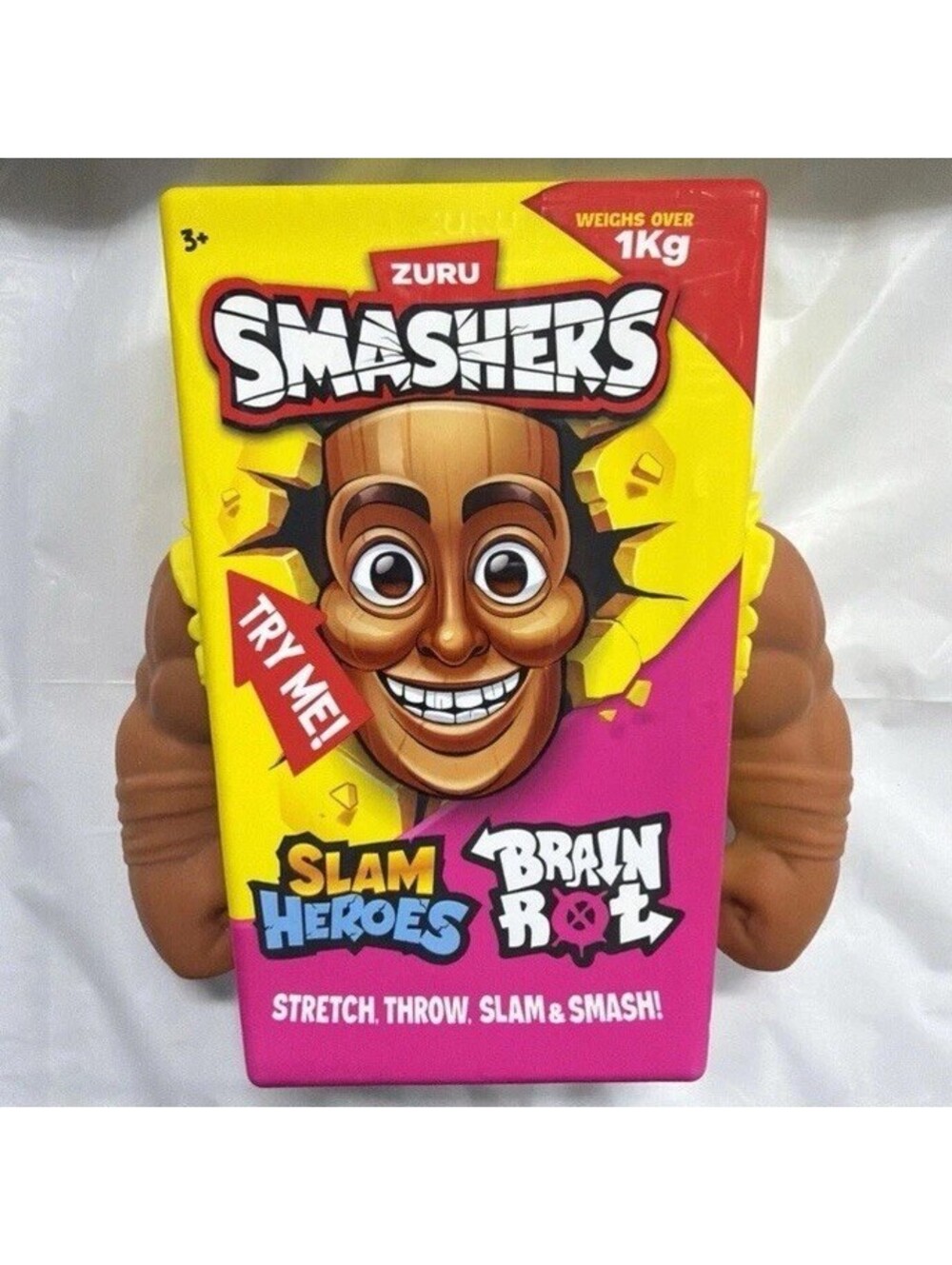 Zuru Smashers Slam Heroes Italian Brain Rot TTT Sahur Stretchy Squishy Toy 2.5lb